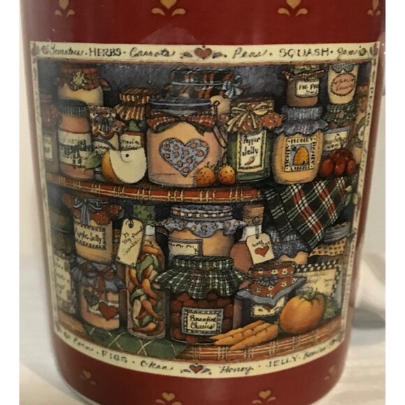 Lang & Wise Mug Virginia's Preserves Collector Coffee Cup By Susan Winget 1997 - Picture 3 of 8